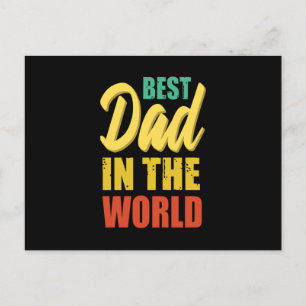 Postal Mejor papá del mundo - El mejor papá