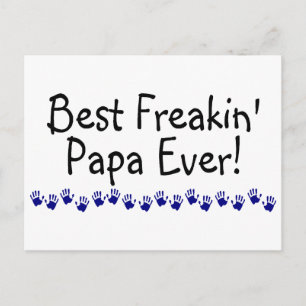 Postal Mejor Papa Freakin