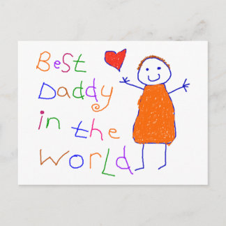 Postal Mejor papi en el mundo