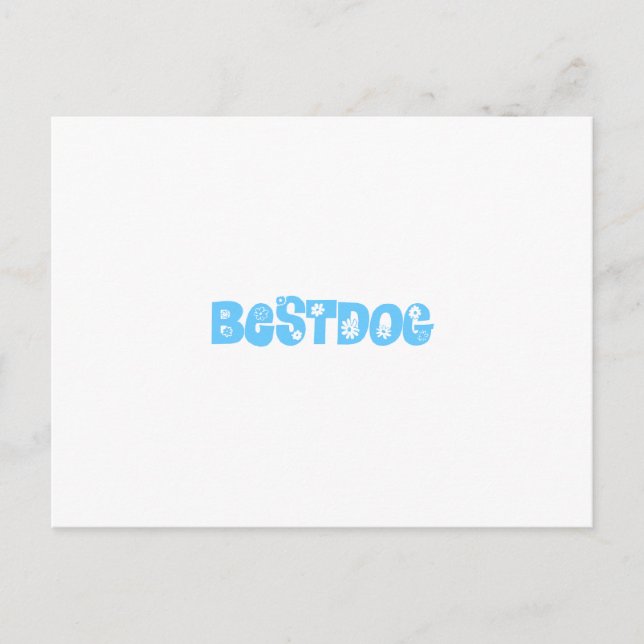Postal Mejor perro (Anverso)