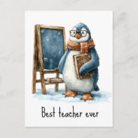 Mejor Profesor/a del Mundo Diseño de Pingüino de I