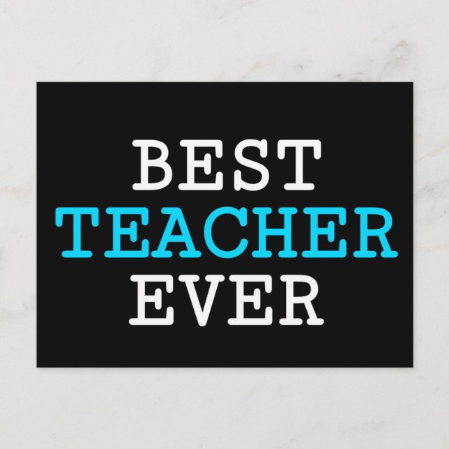 Postal Mejor profesor de historia (Anverso)