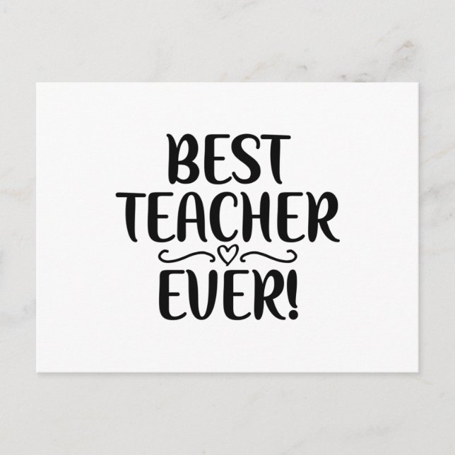 Postal Mejor Profesor de la Historia (Anverso)