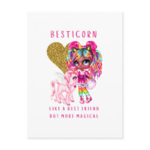 Mejor regalo para Chicas, mágico rosa unicornio