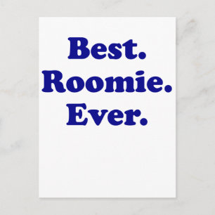 Postal Mejor Roomie Ever