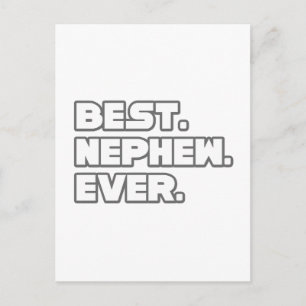 Postal Mejor sobrino de la historia