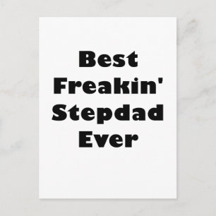 Postal Mejor Stepdad de Freakin