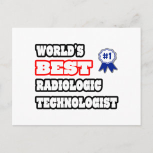Postal Mejor Tecnólogo Radiológico del Mundo