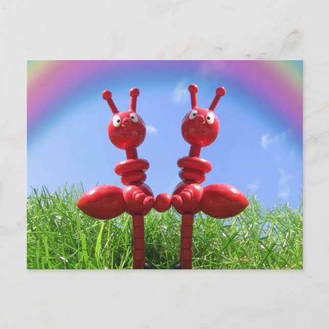 Postal Mejores amigos (Anverso)