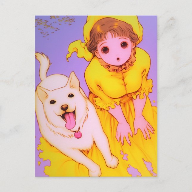 Postal Mejores amigos (Anverso)