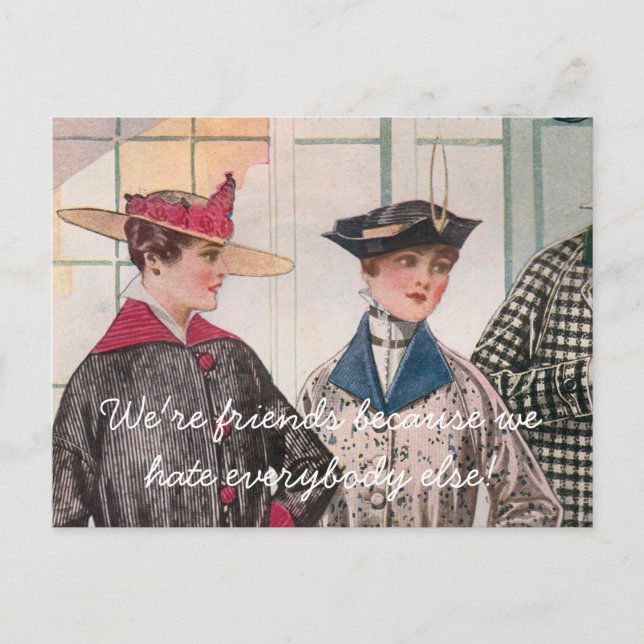 Postal Mejores amigos (Anverso)