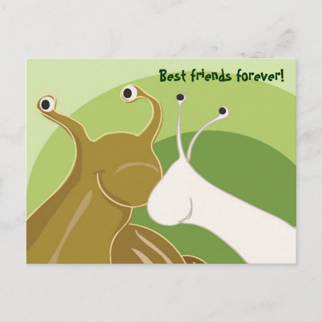 Postal Mejores amigos para siempre (Anverso)