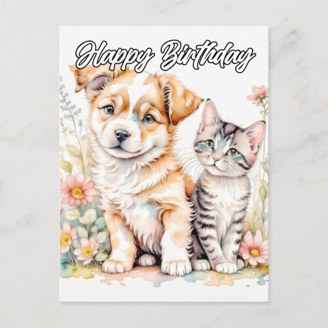 Postal Mejores Amigos Por Siempre (Anverso)