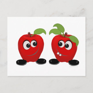 Postal Mejores manzanas de amigos