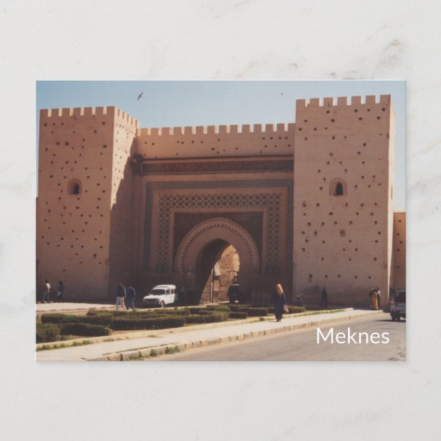 Postal Meknes - Marruecos (Anverso)
