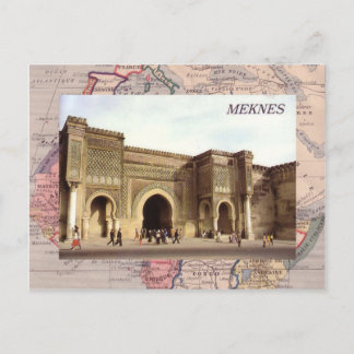 Postal Meknes, norte de Marruecos