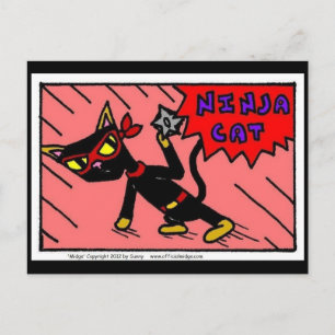 Postal Mel "NINJA CAT"