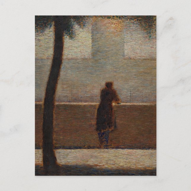 Postal Melancholic Georges Seurat Pintura Art (Anverso)