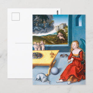 Postal Melancolía Lucas Cranach el Viejo