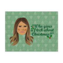 Melania Trump, que se burla de los Navidades