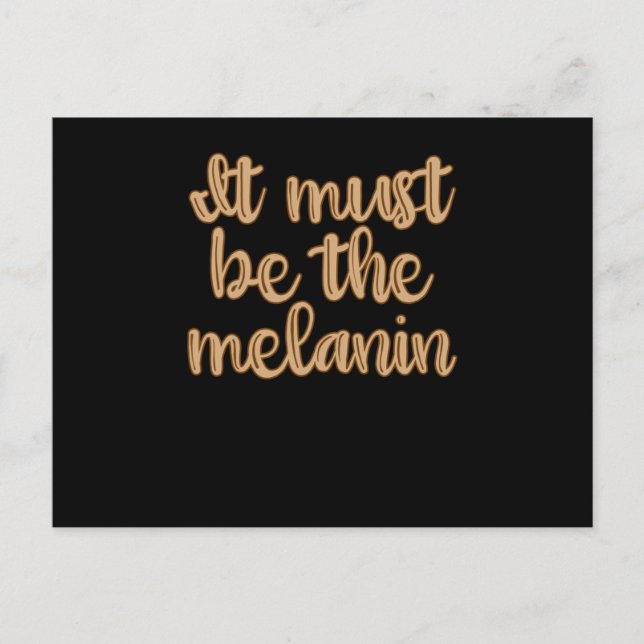 Postal Melanin - Afroamericanas mujeres negras (Anverso)