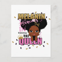 Melanin Princess Entrenamiento Para Ser Regalo Rei