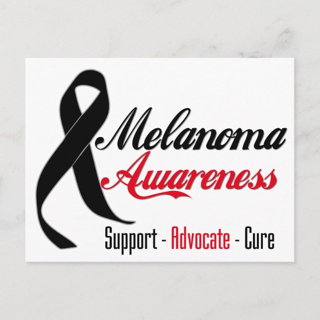 Postal Melanoma Awareness Ribbon (Anverso)