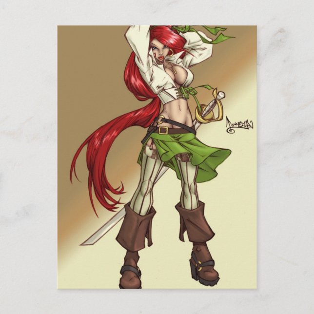 Postal Melanthe Postcard (Anverso)