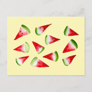 Postal Melaza acuática linda fruta