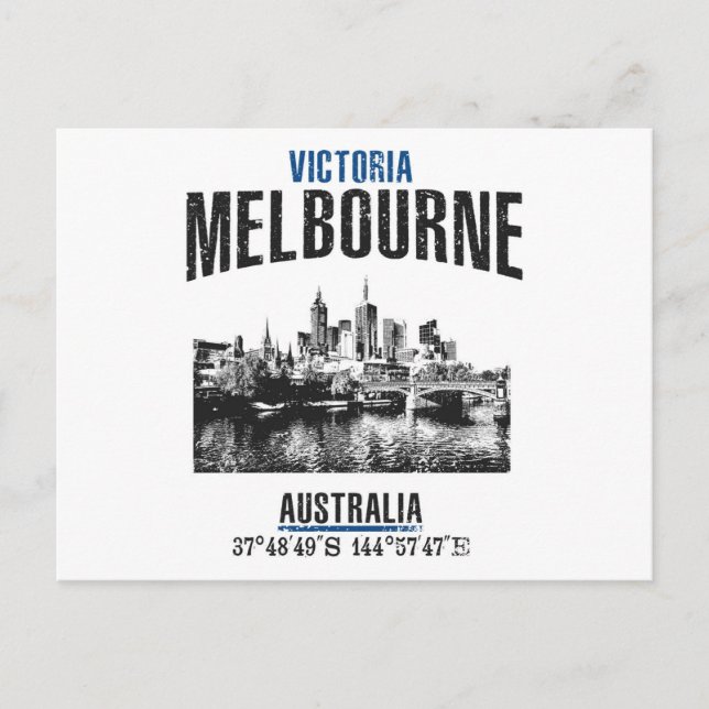 Postal Melbourne (Anverso)