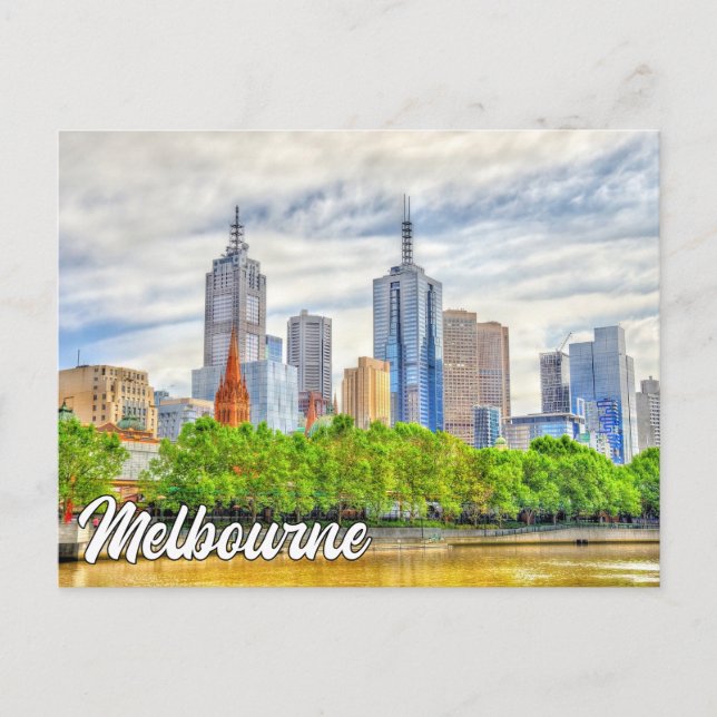 Postal Melbourne, Australia (Anverso)