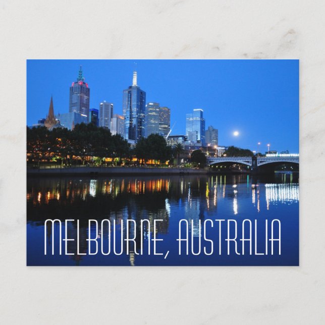 Postal Melbourne, Australia Postcard (Anverso)