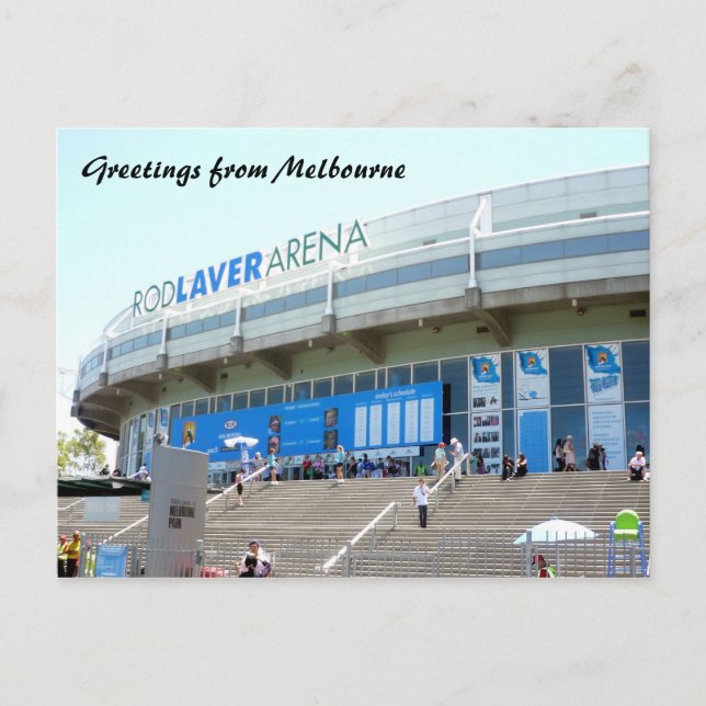 Postal melbourne de tenis (Anverso)