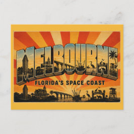 Postal Melbourne Florida Costa Espacial Ciudad Histórica