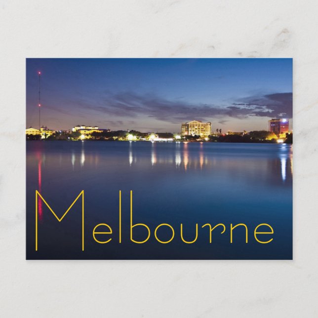 Postal Melbourne, Florida, EE.UU. (Anverso)