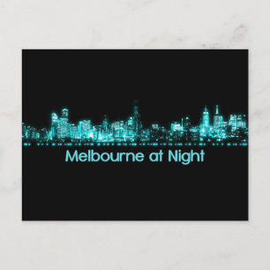Postal Melbourne Skyline