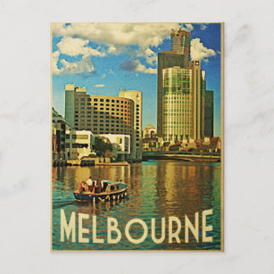 Postal Melbourne Skyline Australia