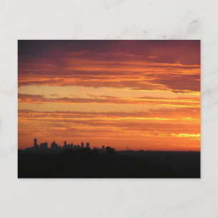 Postal Melbourne Sunset