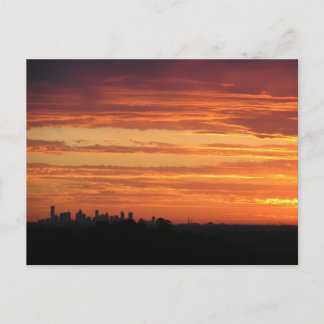 Postal Melbourne Sunset