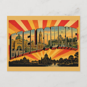 Postal Melbourne Victoria Australia Capital Cultural Arte