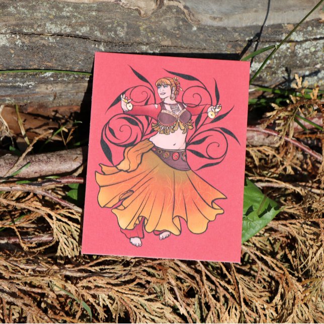 Postal Melissa Autumn Breeze Belly Bailarina (Subido por el creador)