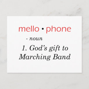 Postal Mellófono - El regalo de Dios a la banda