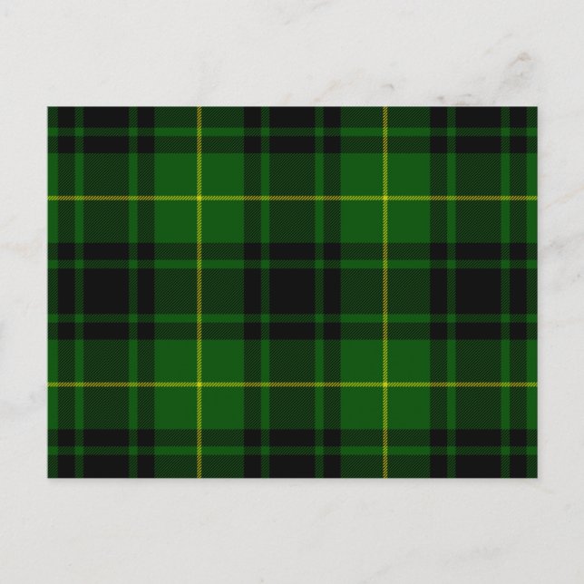 Postal Melocotonería tartan de MacArthur (Anverso)