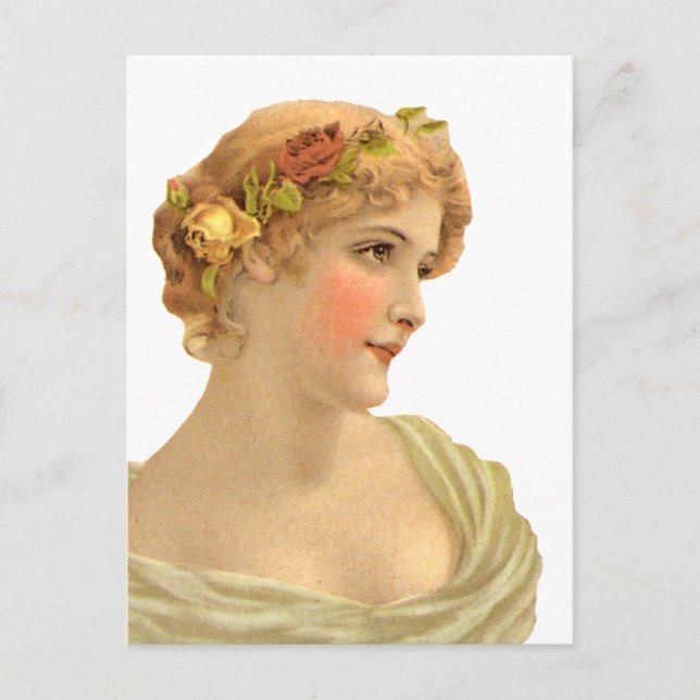 Postal Melocotones y Crema (Anverso)