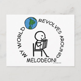Postal Melodeón - El mundo se reanima