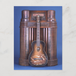 Postal MELODY RANCH COWBOY GUITAR Postcard