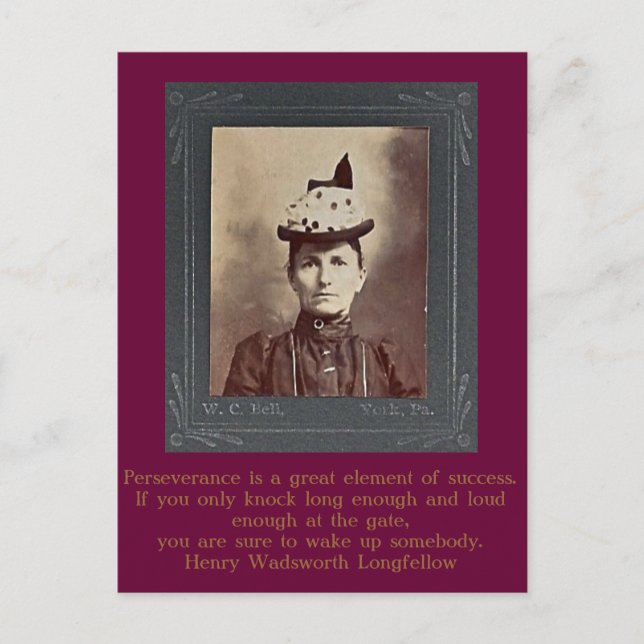 Postal Melvina Jane (Rupp) Zarfos de York Co., PA (Anverso)