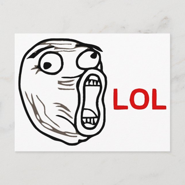 Postal Meme LOL (Anverso)