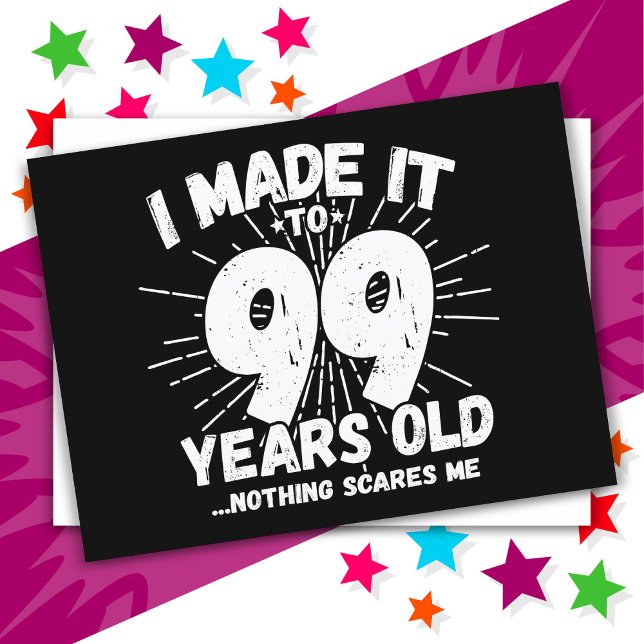 Postal Meme sarcástico de 99 años Gracioso cumpleaños 99 (Subido por el creador)