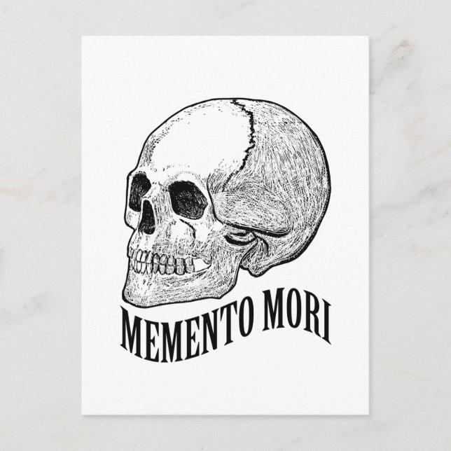 Postal Memento mori (Anverso)